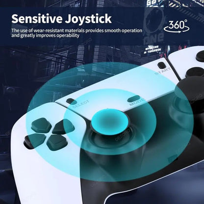 2026 Mass Games Themed Retro Handheld Home Games Console - 40000+ Built-In Titles,23 Emulators,2 Wireless Controllers,128Gb SD Card,Button Design,Hdmi Port,Cable,Stick/Projector-Compatible,Cool Gadgets for Boyfriend,Man Cave Gadgets for Retro Gaming Setup