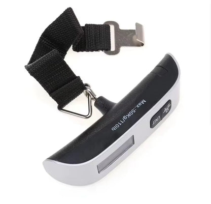 Portable High Precision Scale Digital LCD Display Suitcase Travel Bag Hanging Steelyard Hook Balance Scale Tools 110Lb/50Kg