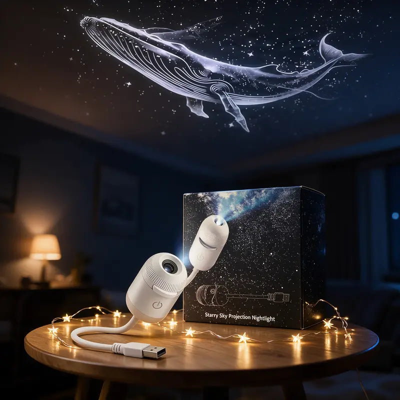 USB Galaxy Projector Night Light for Sweet Nights Wander among Stars in Your Bedroom Dream under Your Own Starry Sky