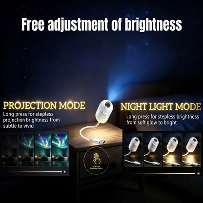 USB Galaxy Projector Night Light for Sweet Nights Wander among Stars in Your Bedroom Dream under Your Own Starry Sky