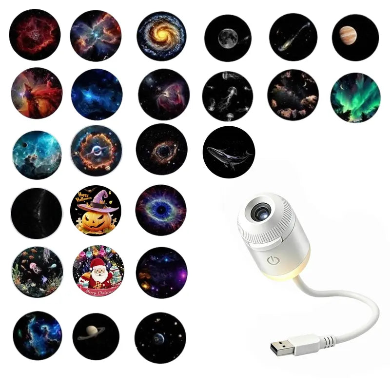 USB Galaxy Projector Night Light for Sweet Nights Wander among Stars in Your Bedroom Dream under Your Own Starry Sky